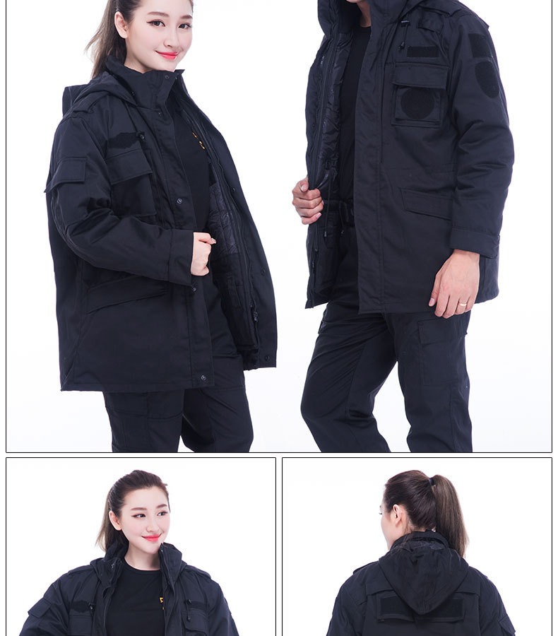 加厚防寒服保安冬作訓(xùn)服 加厚防寒服保安冬作訓(xùn)服