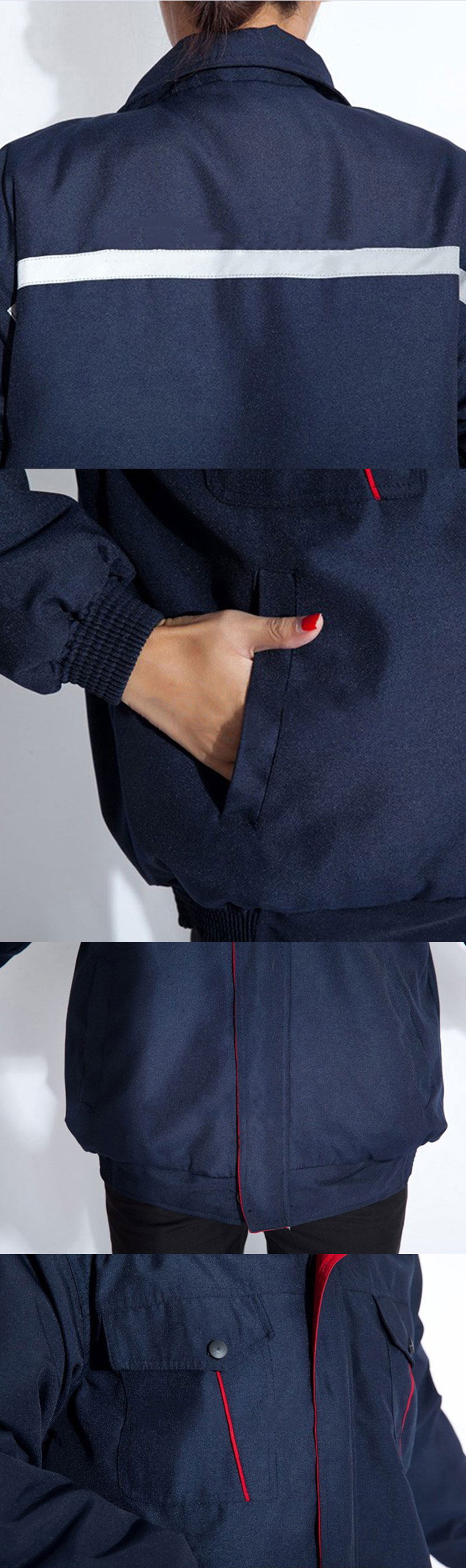 不可拆卸棉服工作服定制 不可拆卸棉服工作服定制