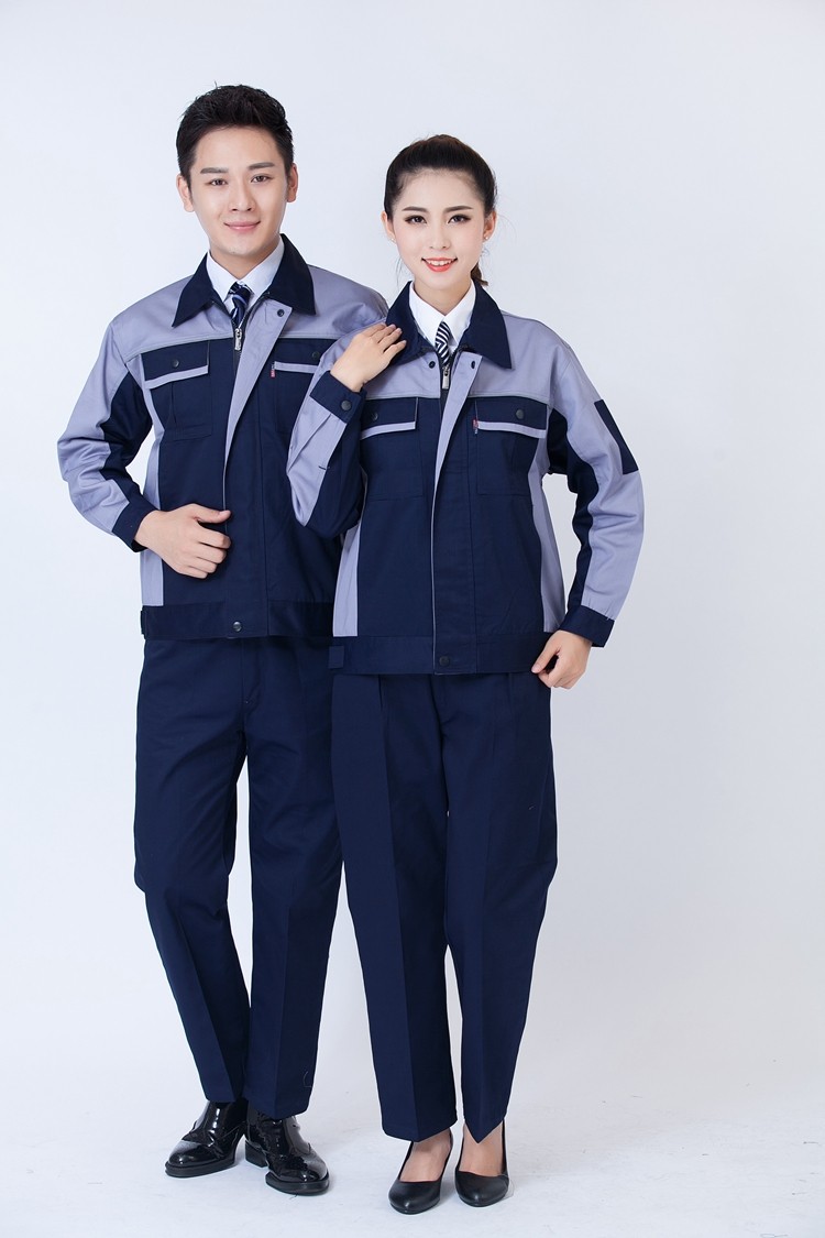 春秋長(zhǎng)袖滌棉工作服 春秋長(zhǎng)袖滌棉工作服