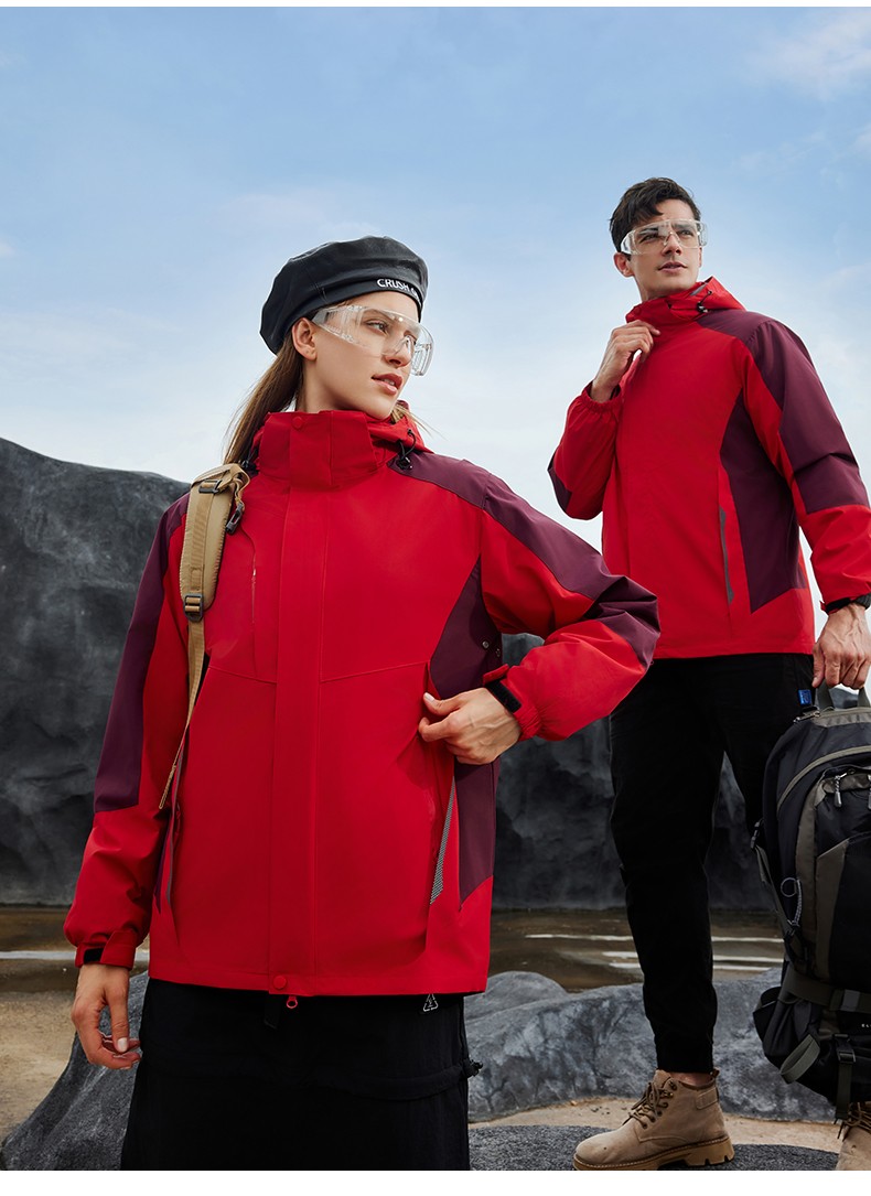 沖鋒衣模特上身效果展示圖 沖鋒衣模特上身效果展示圖